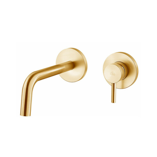 фотография смеситель для раковины paffoni light lig104hgsp70 293222 золото матовое