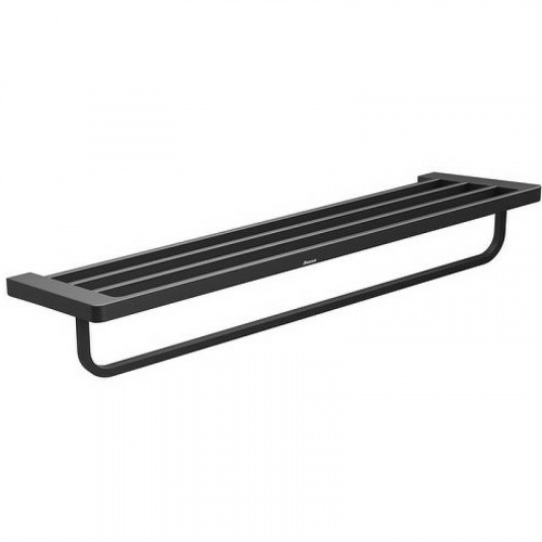 картинка Полка для полотенец Ravak 10° X07P563 тройной Черный матовый от магазина Сантехстрой
