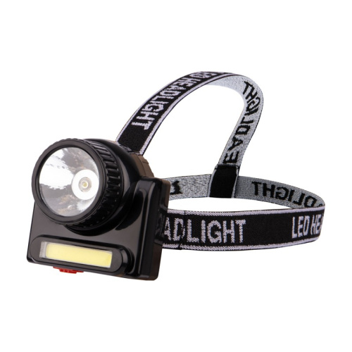 картинка Фонарь налобный,  двухрежимный,  поворотный,  с евровилкой,  зарядка от сети 220В REXANT от магазина Сантехстрой