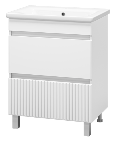 картинка Тумба с раковиной Мира 65 + раковина Dreja Soft 65 от магазина Сантехстрой