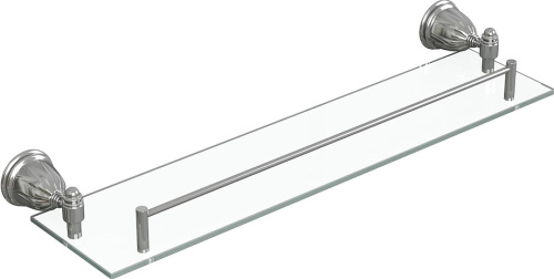 картинка Полка стеклянная с бортиком Socotra (ST12611) от магазина Сантехстрой
