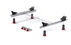 картинка Ножки для  стандартных стальных ванн, Mepa, Typ WA, размером до 1800*800мм, в комплекте 2 шт: высота min 160 мм max 265 мм, глубина 245-480 мм, длина 490-840 мм от магазина Сантехстрой