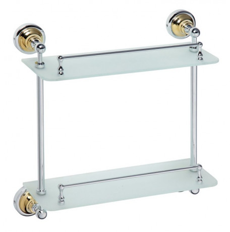 картинка Полка стеклянная 40 см Bemeta Retro 144202128 от магазина Сантехстрой