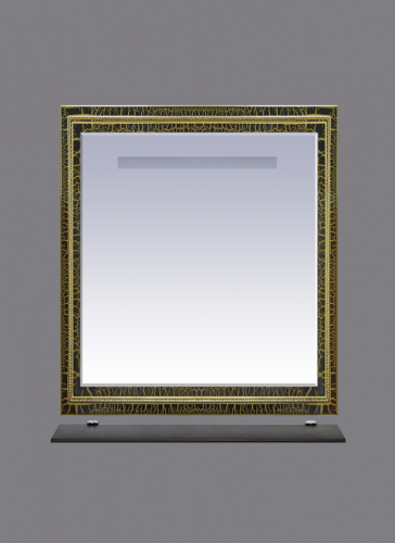 картинка Зеркало Misty л-фре03075-0217 Черное от магазина Сантехстрой