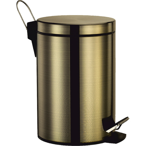 картинка Ведро для мусора WasserKRAFT K-633LB Светлая бронза от магазина Сантехстрой