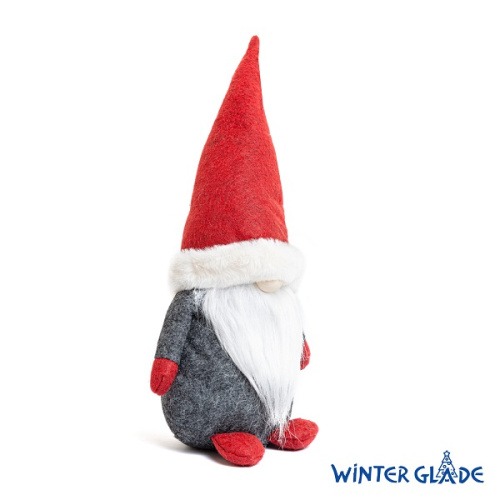картинка Фигурка Гном 35 см (красный/серый) от магазина Сантехстрой