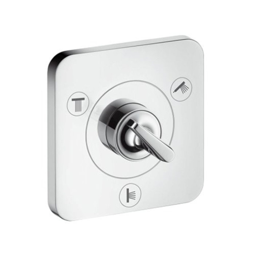 картинка AX Citterio E Встраиваемый запорный/переключающий вентиль Trio/Quattro , ¾ (внешняя часть), цвет: хром от магазина Сантехстрой