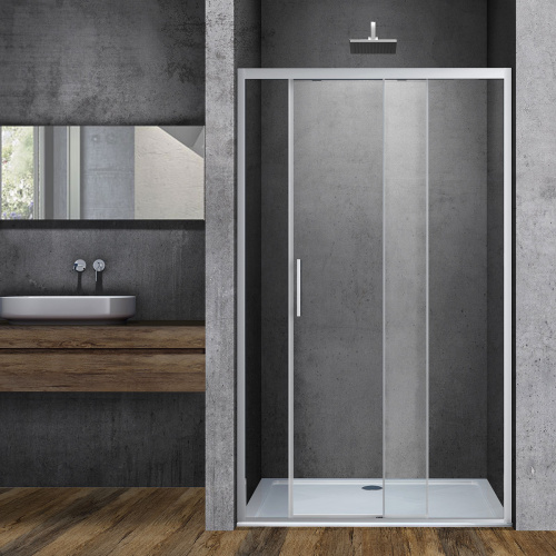 картинка Душевая дверь Soft VDS-3SO160CL, 1600, хром, стекло прозрачное от магазина Сантехстрой