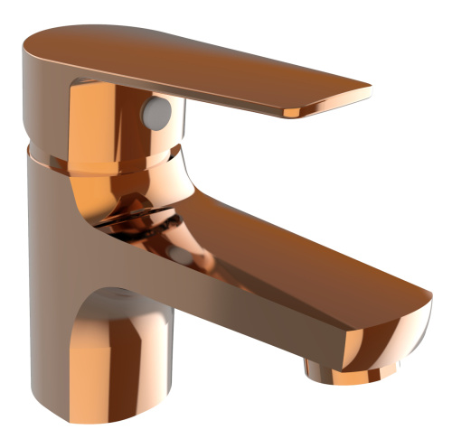 фотография смеситель для раковины orange loop m26-021rg розовое золото