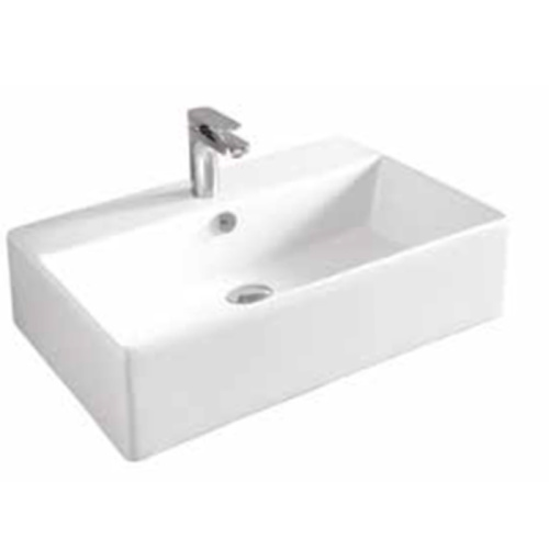 картинка Artceram QUADRO Раковина накладная/подвесная  65х48 см, с 1 отв под смеситель, со слив переливом, цвет белый (СПЕЦЦЕНА со СКЛАДА!) от магазина Сантехстрой