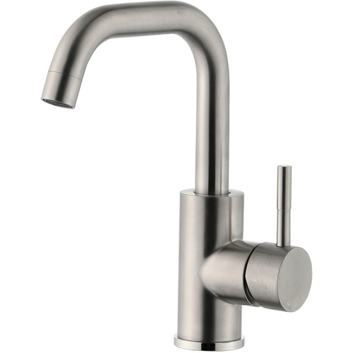 картинка смеситель для кухни zorg steel hammer sh 8714 inox нержавеющая сталь