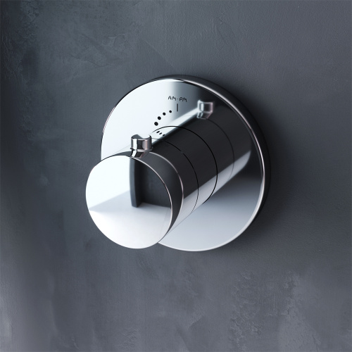 фото f0800200 запирающий вентиль, монтируемый в стену, хром, шт.