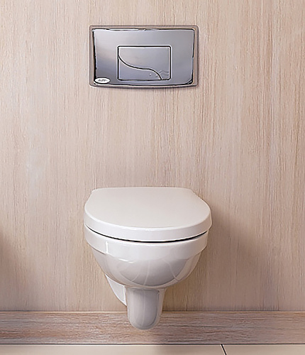 картинка Унитаз подвесной Jacob Delafon Patio без сиденья, белый (E4187-00) от магазина Сантехстрой