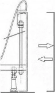 картинка B2E000000N Sabina 90 крепление панели. от магазина Сантехстрой