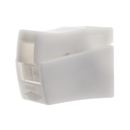 картинка Строительно-монтажная клемма СМК 224-112 для светильника на 2 проводника (0,2-2,5)/(0,14-2,5) мм²,  белая (100 шт. /уп. ) REXANT от магазина Сантехстрой