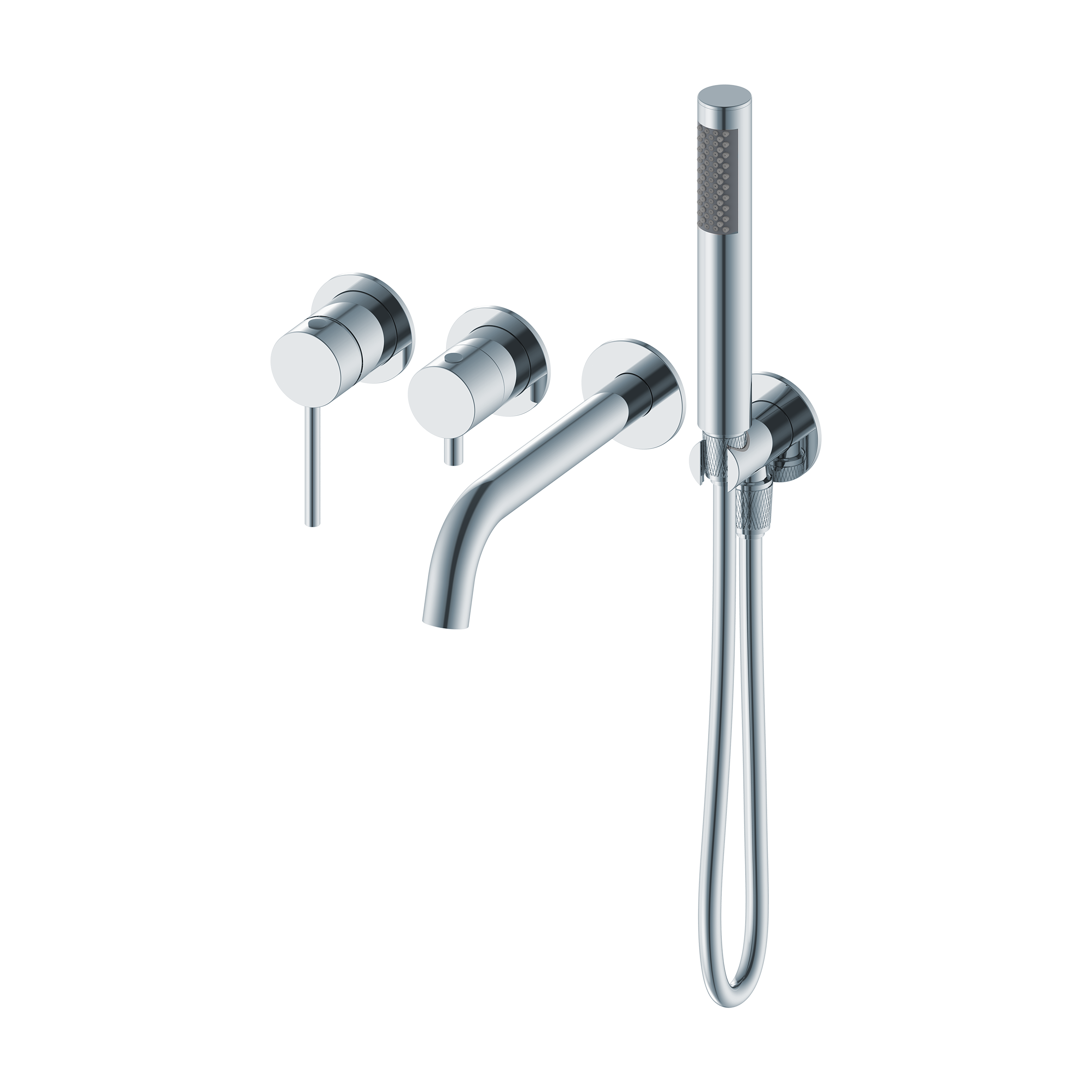 картинка Смеситель для ванны скрытого монтажа с внутренней частью Y OL-889017-CR, хром от магазина Сантехстрой