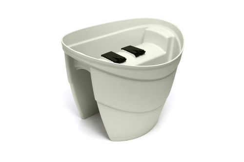 картинка D.F. Omer Цветочница-кашпо на перила Lilac, бежевый от магазина Сантехстрой