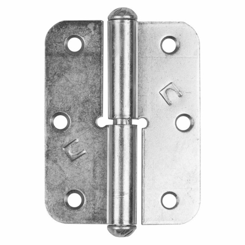 картинка Петля накладная правая 85 цинк ЧЕТЫРЕ СЕЗОНА от магазина Сантехстрой