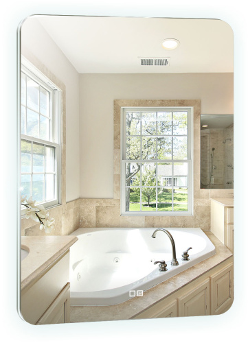 картинка Pallada 685х915 - 2 (подогрев, сенсорный выключатель) зеркало от магазина Сантехстрой