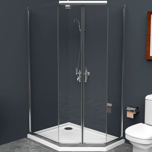 картинка Душевой уголок BelBagno Uno 120х90 UNO-195-PH-2-120/90-C-Cr профиль Хром стекло прозрачное от магазина Сантехстрой