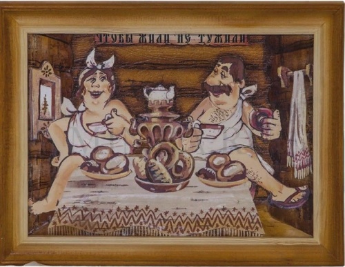 картинка Панно в комнату отдыха 25х35 (береста) от магазина Сантехстрой