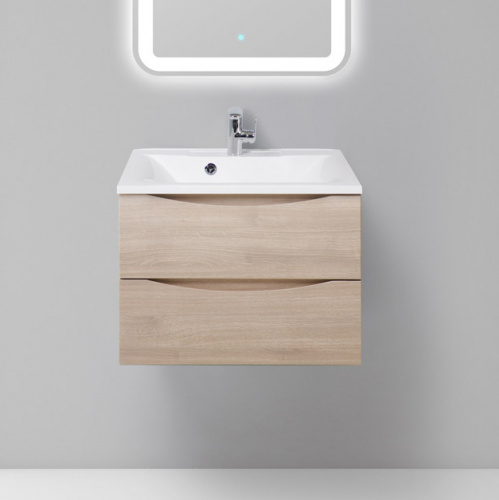 картинка Тумба под раковину BelBagno marino-650-2c-so-rg-p С древесным узором от магазина Сантехстрой