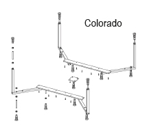 картинка 2YNCL1019 Усиленная рама COLORADO от магазина Сантехстрой