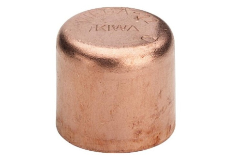 картинка Колпачок, 16 мм, медь от магазина Сантехстрой