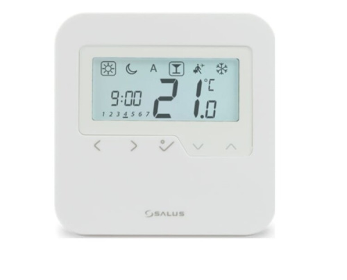 картинка Проводной электронный программируемый накладной терморегулятор HTRP24V от магазина Сантехстрой