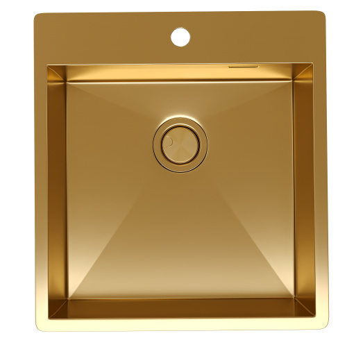картинка Кухонная мойка Reflexion Iseo RX2246GD брашированное золото от магазина Сантехстрой