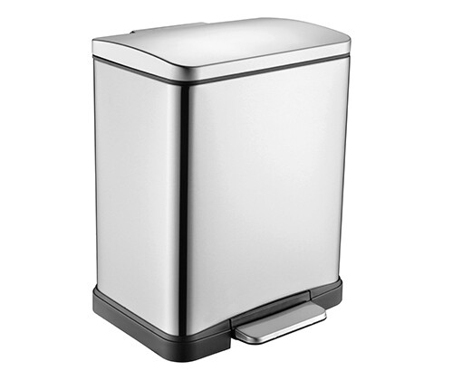 картинка Ведро для мусора WasserKRAFT K-622 Хром от магазина Сантехстрой