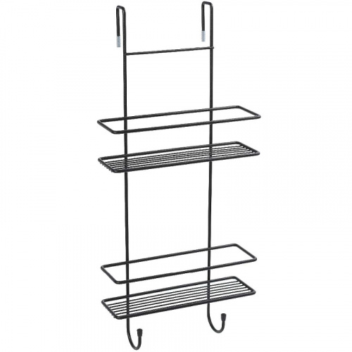 картинка Полка Fixsen для душевой кабины двухэтажная черная (FX-740B-2) от магазина Сантехстрой