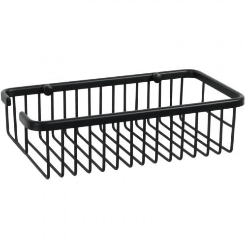 картинка Полка прямоугольная одноэтажная Fixsen Hotel черная (FX-31050A) от магазина Сантехстрой