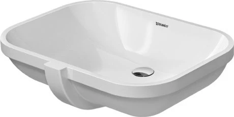 картинка Duravit D-Code Раковина встраиваемая снизу 560x400мм, с перел., включая крепление ,Цвет: Белый от магазина Сантехстрой