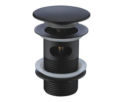 картинка Донный клапан WasserKRAFT A080 click-clack Черный от магазина Сантехстрой