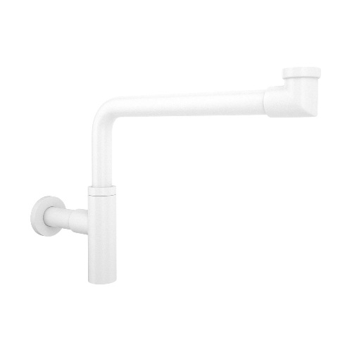 картинка Металлический сифон для раковины 2040322 ALPEN (матовый белый) от магазина Сантехстрой