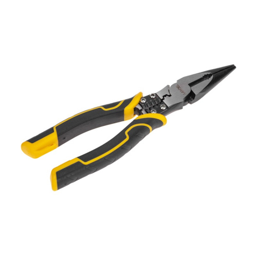 картинка Тонкогубцы многофункциональные универсальные 200мм KRANZ от магазина Сантехстрой