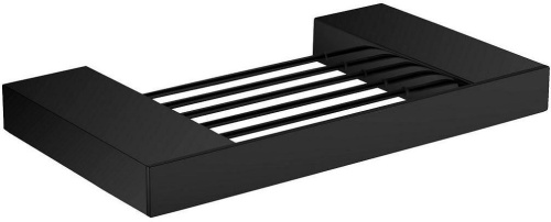 картинка 5611MB Мыльница прямоугольная Aquanet, черн.мат (241904) от магазина Сантехстрой