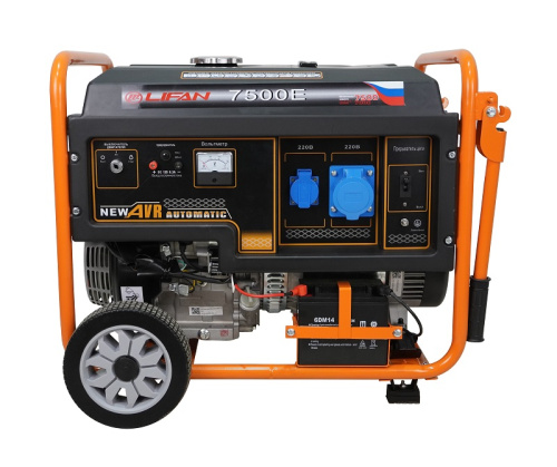 картинка Генератор Lifan 7 GF-4 (LF7500E) от магазина Сантехстрой