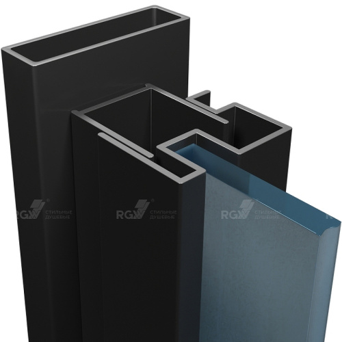 картинка Дополнительный профиль RGW A-04B 48270420-04 Черный от магазина Сантехстрой
