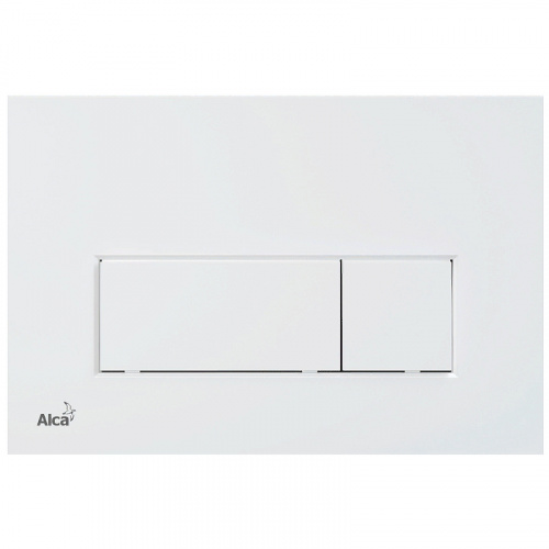 картинка Клавиша смыва Alcadrain Thin M576 Белая матовая от магазина Сантехстрой
