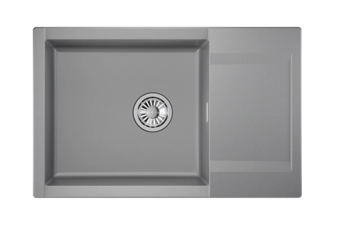 картинка Кухонная мойка GRANULA ESTETICA (7807, АЛЮМИНИУМ) от магазина Сантехстрой