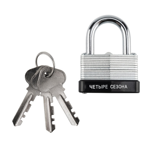 картинка Замок навесной ССН-40 ЧЕТЫРЕ СЕЗОНА от магазина Сантехстрой