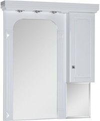 картинка Зеркальный шкаф Aquanet 00171272 Белый от магазина Сантехстрой