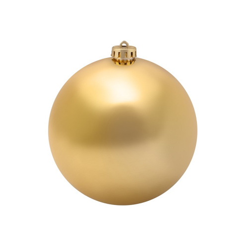 картинка Елочная фигура Шар,  15 см,  цвет золотой матовый от магазина Сантехстрой