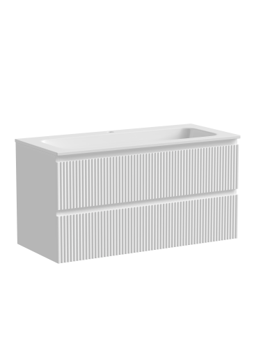 картинка Тумба под раковину подвесная Snob R 100 (Бланж), SNR100W от магазина Сантехстрой