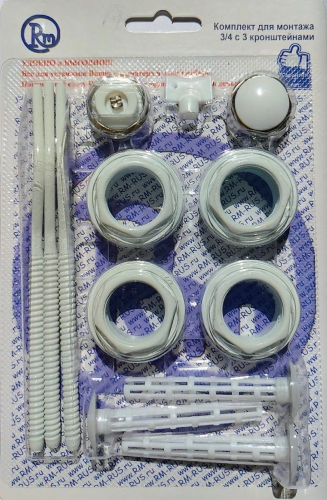 картинка Комплект для радиатора RM 1/2 (13 предметов) (RM-KR3413) от магазина Сантехстрой