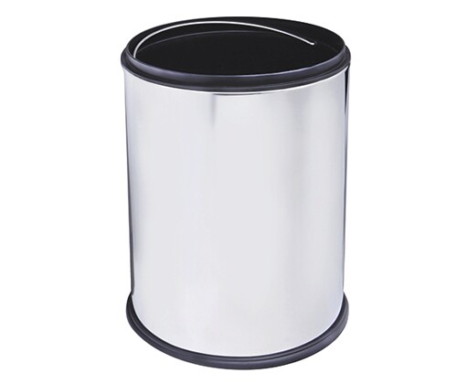 картинка Ведро для мусора WasserKRAFT K-625 Хром от магазина Сантехстрой