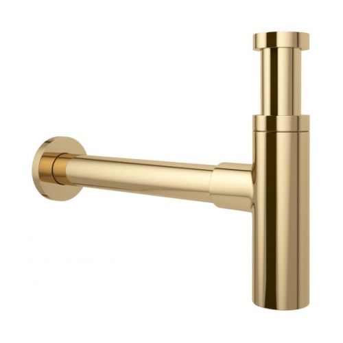 картинка Металлический сифон для раковины 2050022 ALPEN (золото) от магазина Сантехстрой