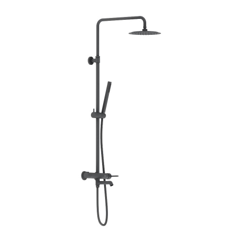 картинка 936740300 Scandinavian Pure душевая система с ванно душевым смесителем, чёрный от магазина Сантехстрой